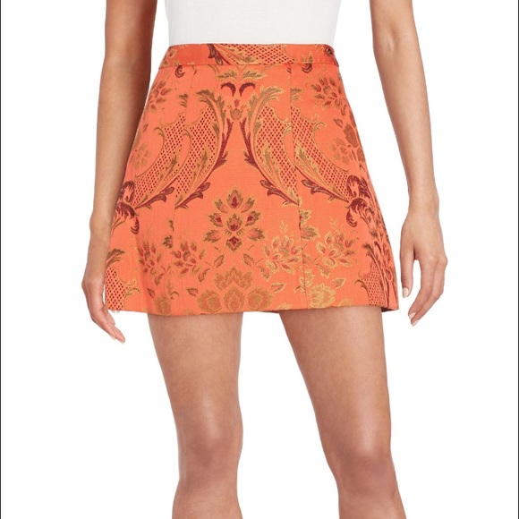 Alice + Olivia Loran Brocade A Line Skirt - Picture 4 of 6