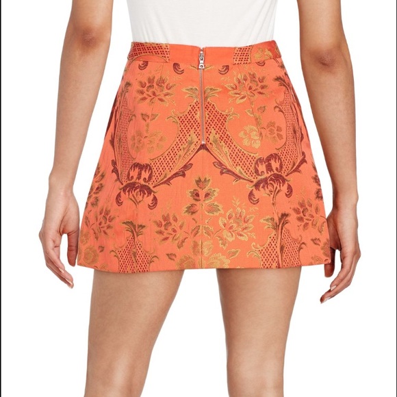 Alice + Olivia Loran Brocade A Line Skirt - Picture 5 of 6