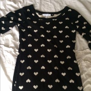 Heat print sweater dress