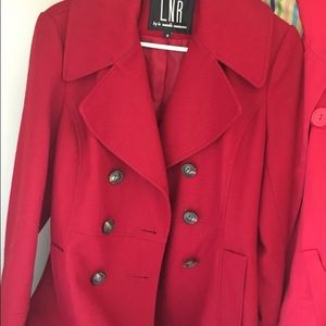 Women's size 10 Red Peacoat by LNR