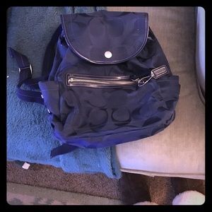 Coach backpack purse