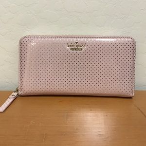Sweet Pink Kate Spade Zip Lacey Wallet