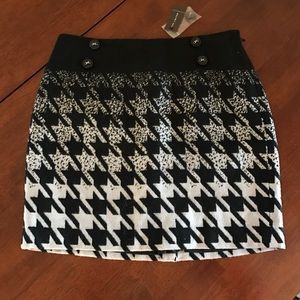 The Limited houndstooth ombré miniskirt
