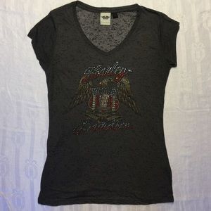 Harley-Davidson Women's LG Scoopneck
