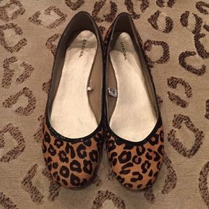 Merona leopard flats