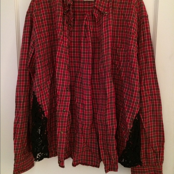 Lace Detail Flannel