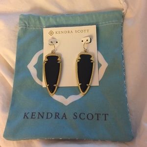 Kendra Scott Black Skylar earrings