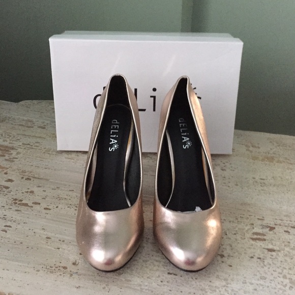 Rose Gold Heels by DELiA's - never worn.