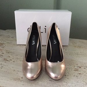 Rose Gold Heels by DELiA's - never worn.