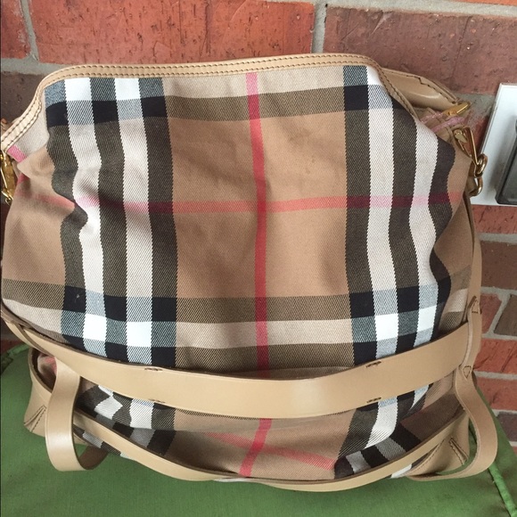 Burberry House Check Bridle Gosford Hobo Purse - Picture 2 of 4