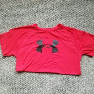 Youth Medium red underarmour tshirt
