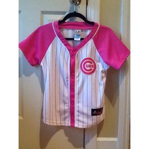 Pink Chicago Cubs Jersey ||