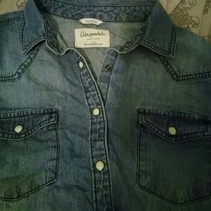 Aeropostale denim button up