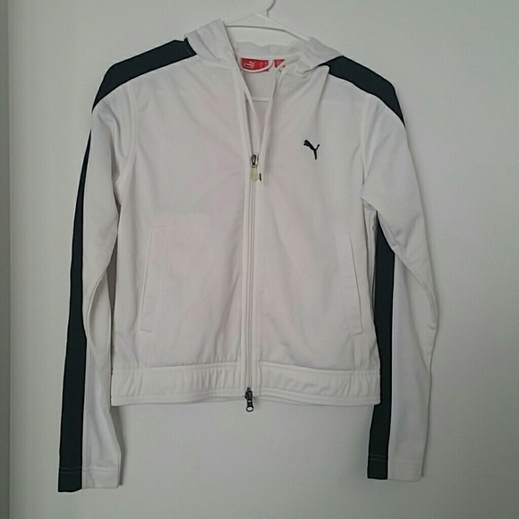 Puma zip up with hood track jacket - Picture 1 of 2