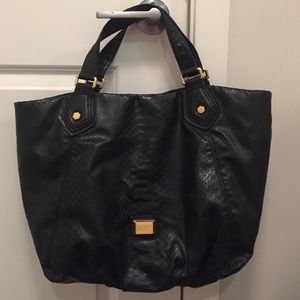 Marc by Marc Jacobs Snakeskin Black Handbag