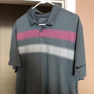 Men's size Large Nike dry fit golf shirt