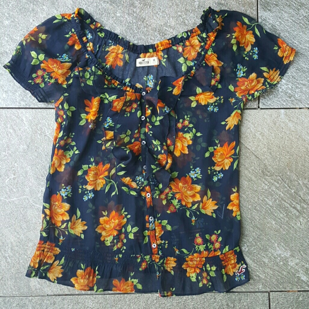 Hollister Floral Top