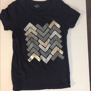 Navy Chevron Tee