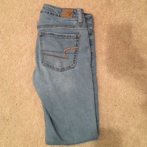 Light wash jeans