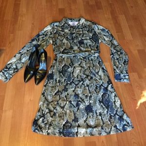 Beautiful snake print dress