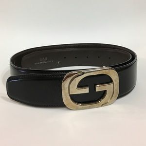 Gucci leather belt. Vintage 1990's