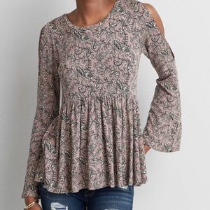 AEO Soft and Sexy Babydoll Blouse