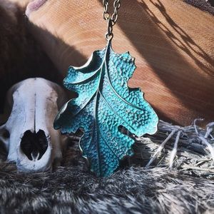 18k Gold Plated Leaf Pendant