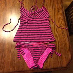 Oakley tankini with reversible bottoms