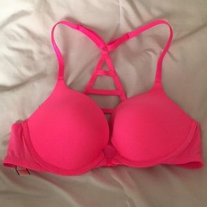 Victoria's Secret Razorback Push-Up Bra - Pink