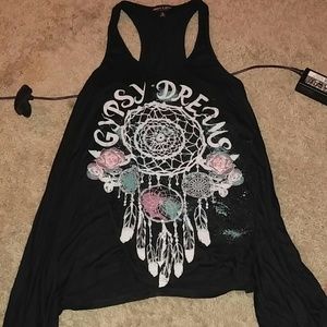 Gypsy dreams flowing tank top