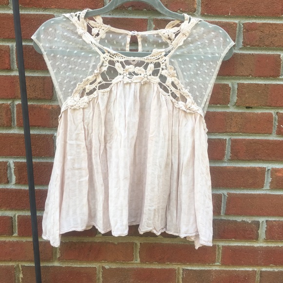 Forever 21 pink crop top