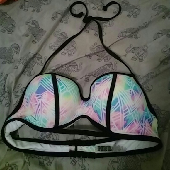 Brand new without tags PINK bikini top.