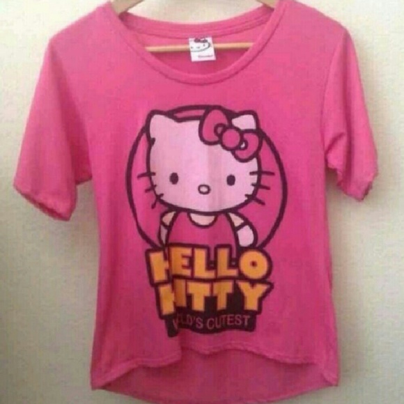 Hello Kitty Pink Tops - Picture 1 of 4