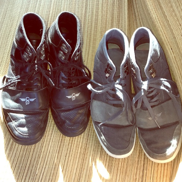 2 pairs of Creative Recreation high tops