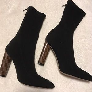 Public desire booties black size 7 1/2 yeezy