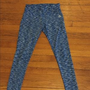 Blue Spacedye High Waist Leggings