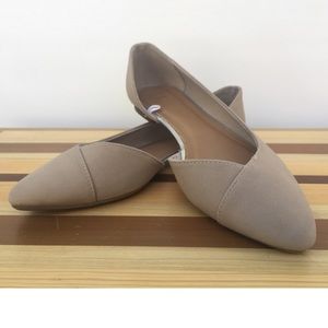 Beige flats, Gap, size 8