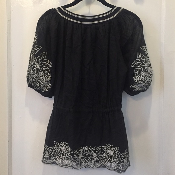 BCBG MAX AZRIA black blouse xxs - Picture 3 of 4