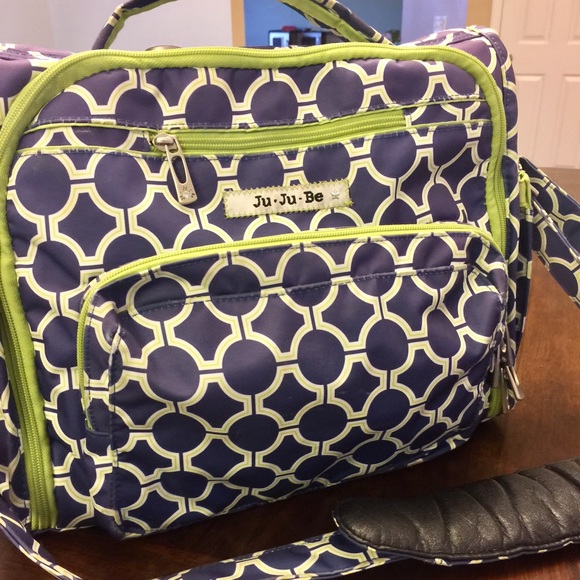 Ju-ju be  BFF diaper bag. Color- royal envy
