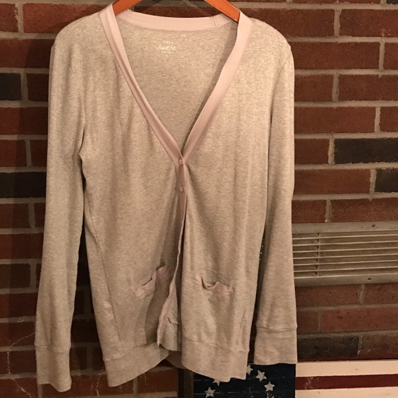 J. Crew marled gray cardigan