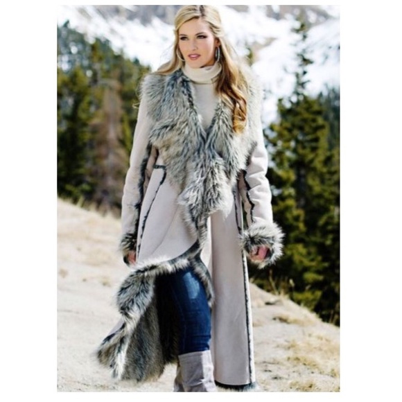 Taupe Cascade Coat