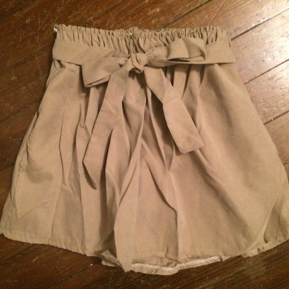 1 LEFT 5⭐️ High-waisted shorts - coffee - Picture 2 of 4