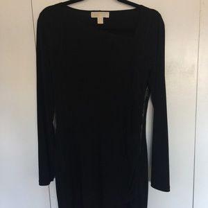 Michael Kors - Asymmetrical Black Cocktail Dress