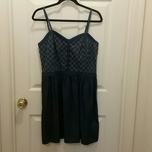NWOT Denim Spaghetti Strap Dress