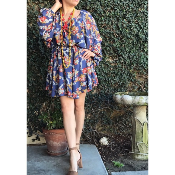 Dresses & Skirts - Blue Boho Dress