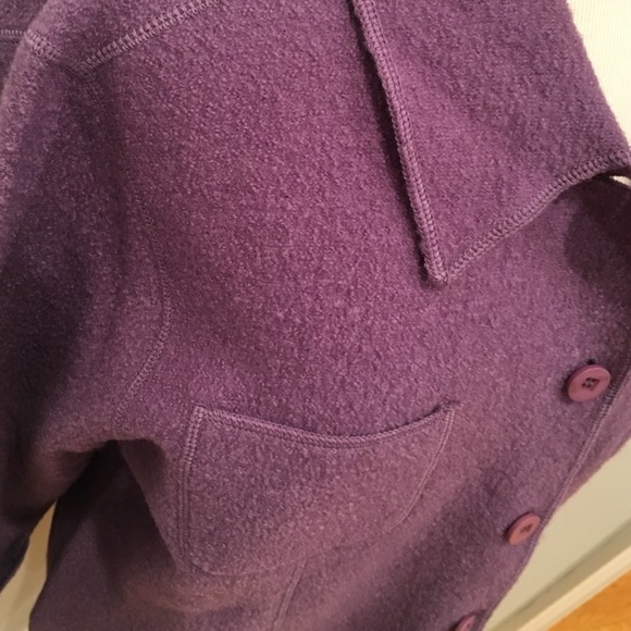 Lisa International Jackets & Coats - Wool boucle purple jacket Lisa International Jackets & Coats - Wool boucle purple jacket