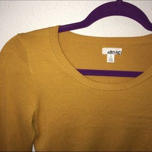 || abound mustard sweater