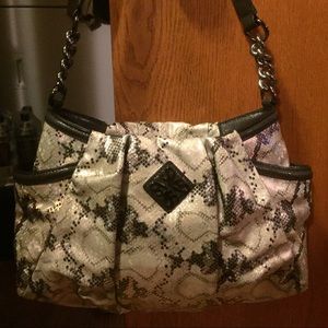 Iridescent snake print Simply by Vera Wang purse