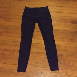 Nike Dri-Fit Purple Leggings, Mid-Waist