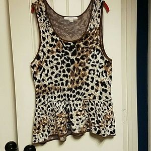 Animal print top